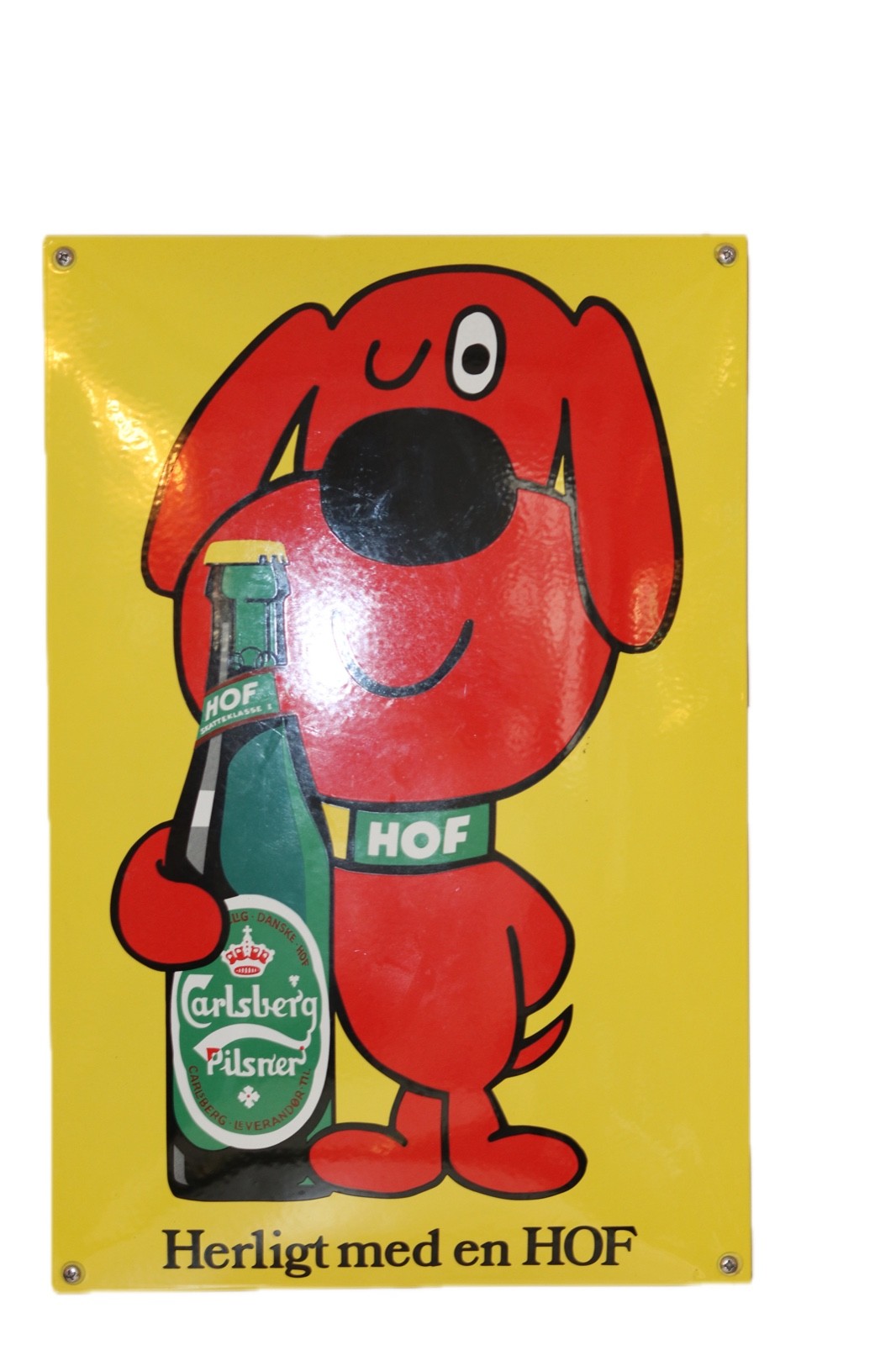 Klassisk HOF emaljeskilt